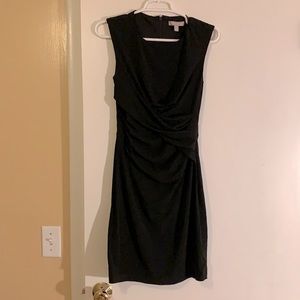 Banana republic wrap little black dress